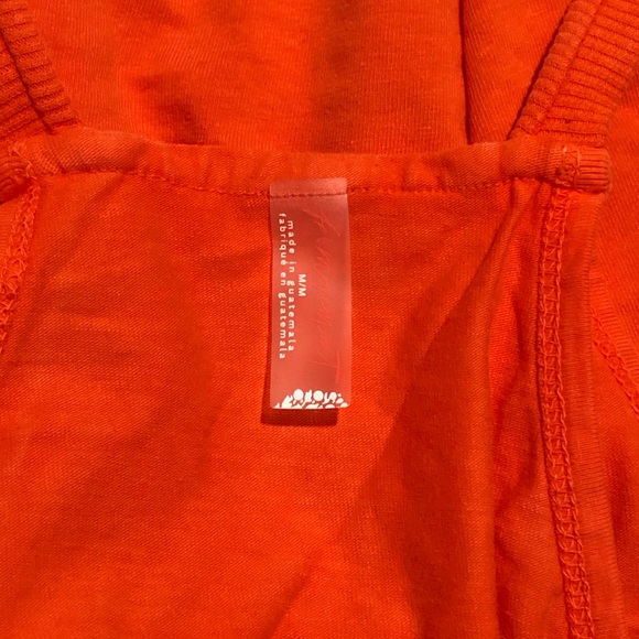 Free People Hot Shot Mini Dress With Pockets In Cherry Tomato. NWT! Sz M, XL - Picture 11 of 14